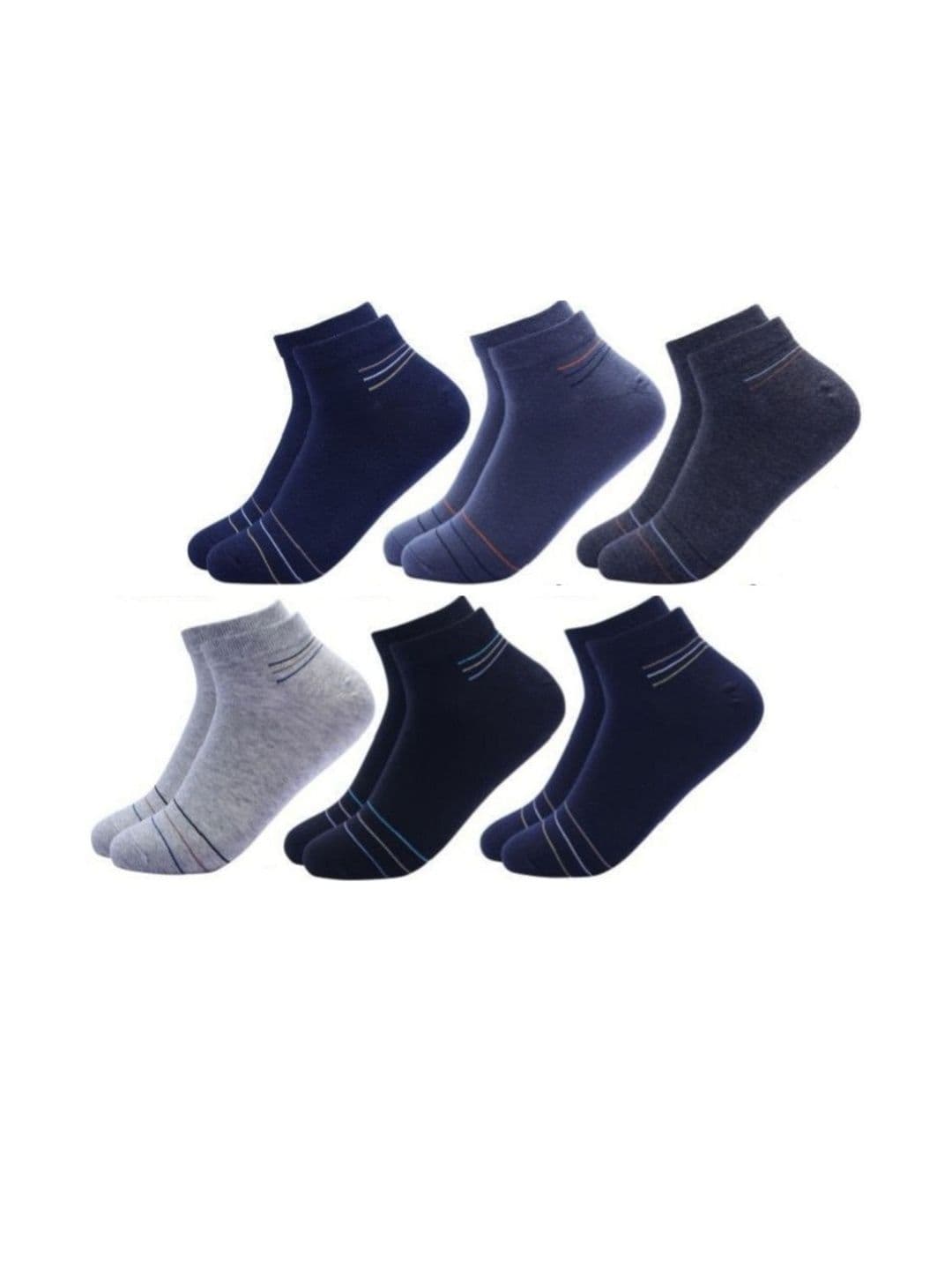 Akeeta Unisex Pack Of 6 Cotton Socks - view 1