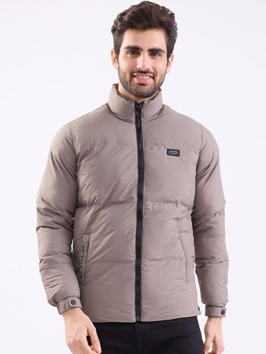 SPYKAR Men Grey Open Front Jacket - view 1