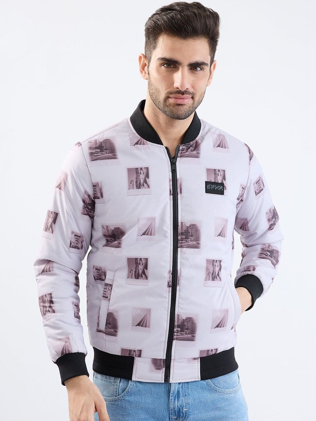 SPYKAR Men Grey Polyester Jackets - view 1