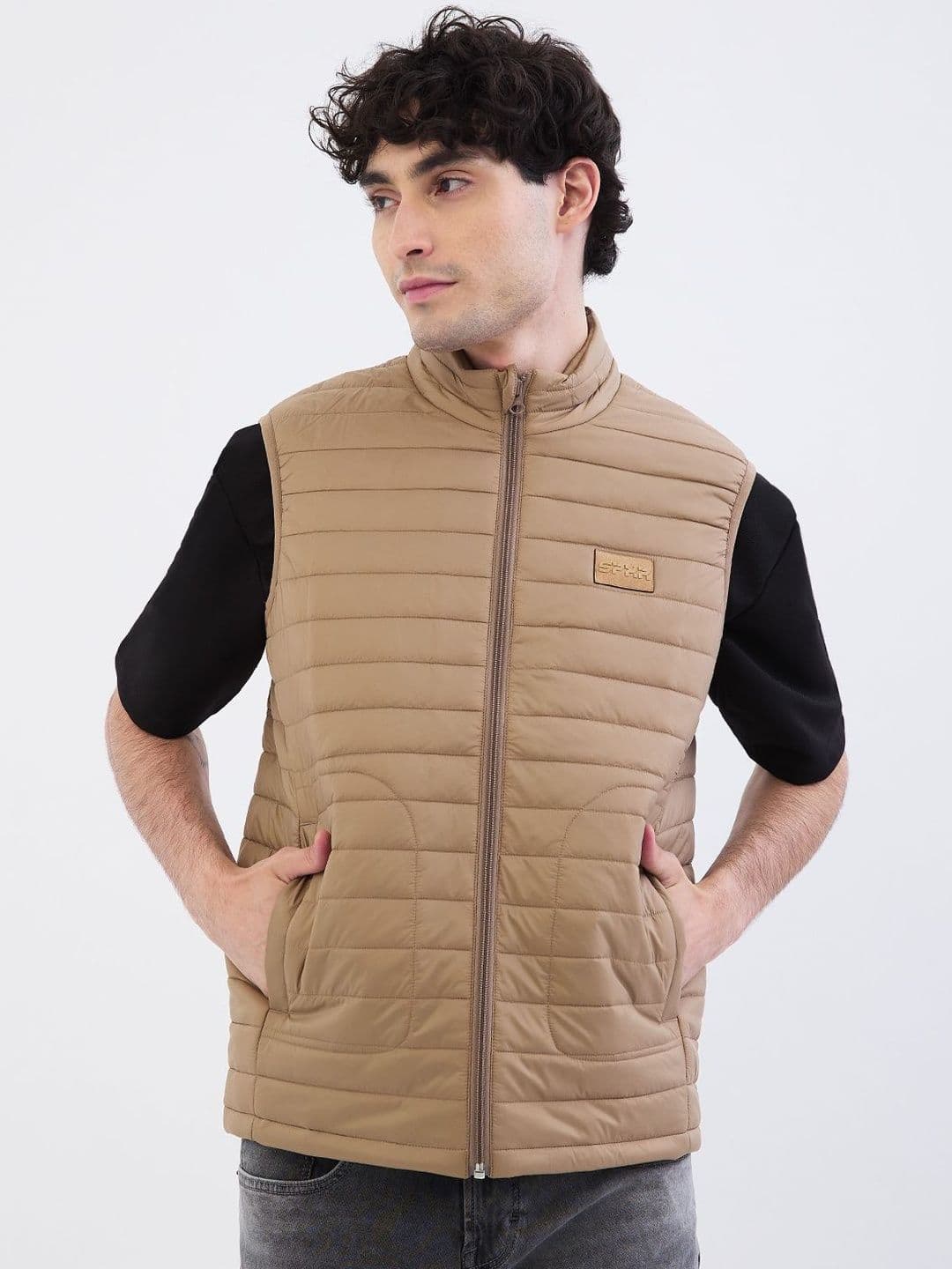 SPYKAR Men Brown Nylon Jackets - view 1