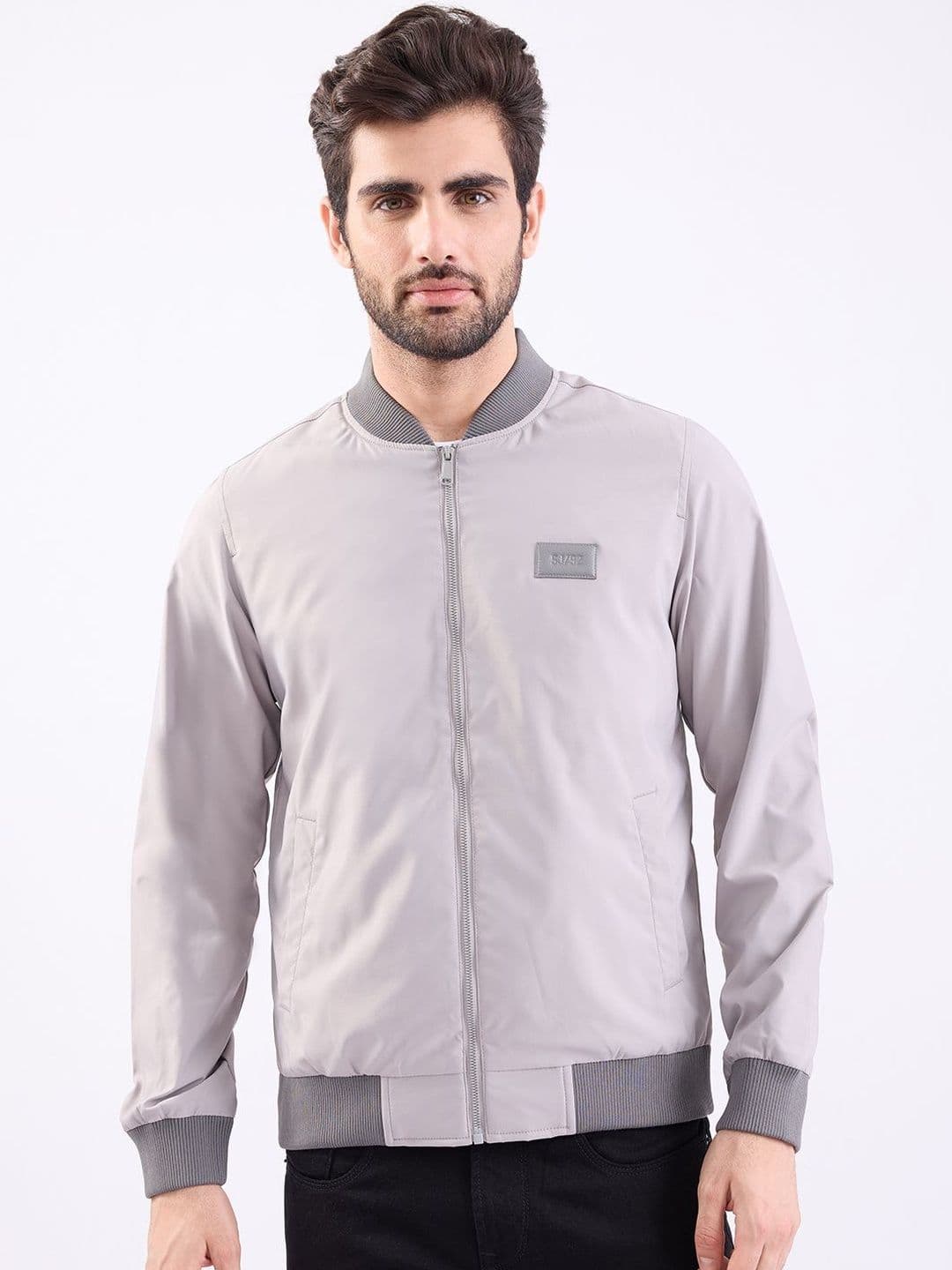 SPYKAR Men Grey Polyester Jackets - view 1