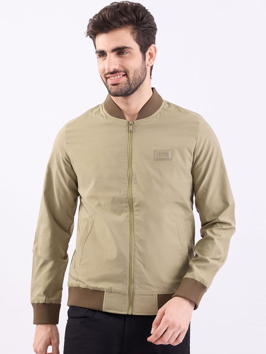 SPYKAR Men Green Polyester Jackets - view 1