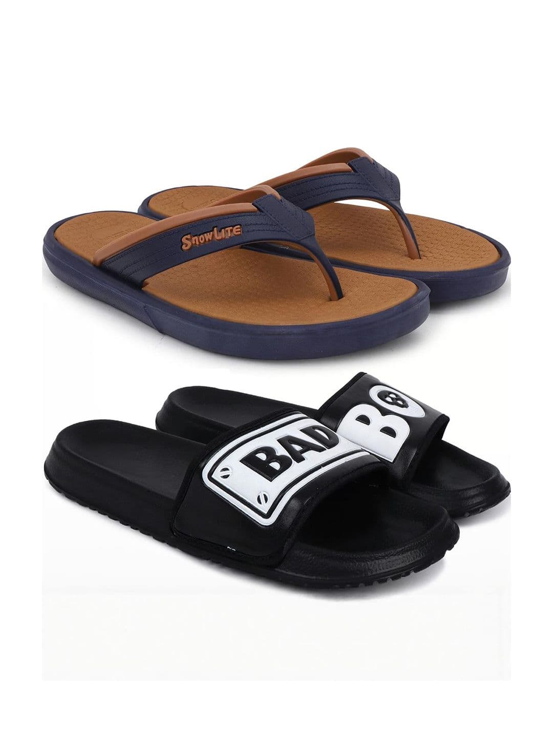 Pampy Angel Men Brown Flip Flops - view 1