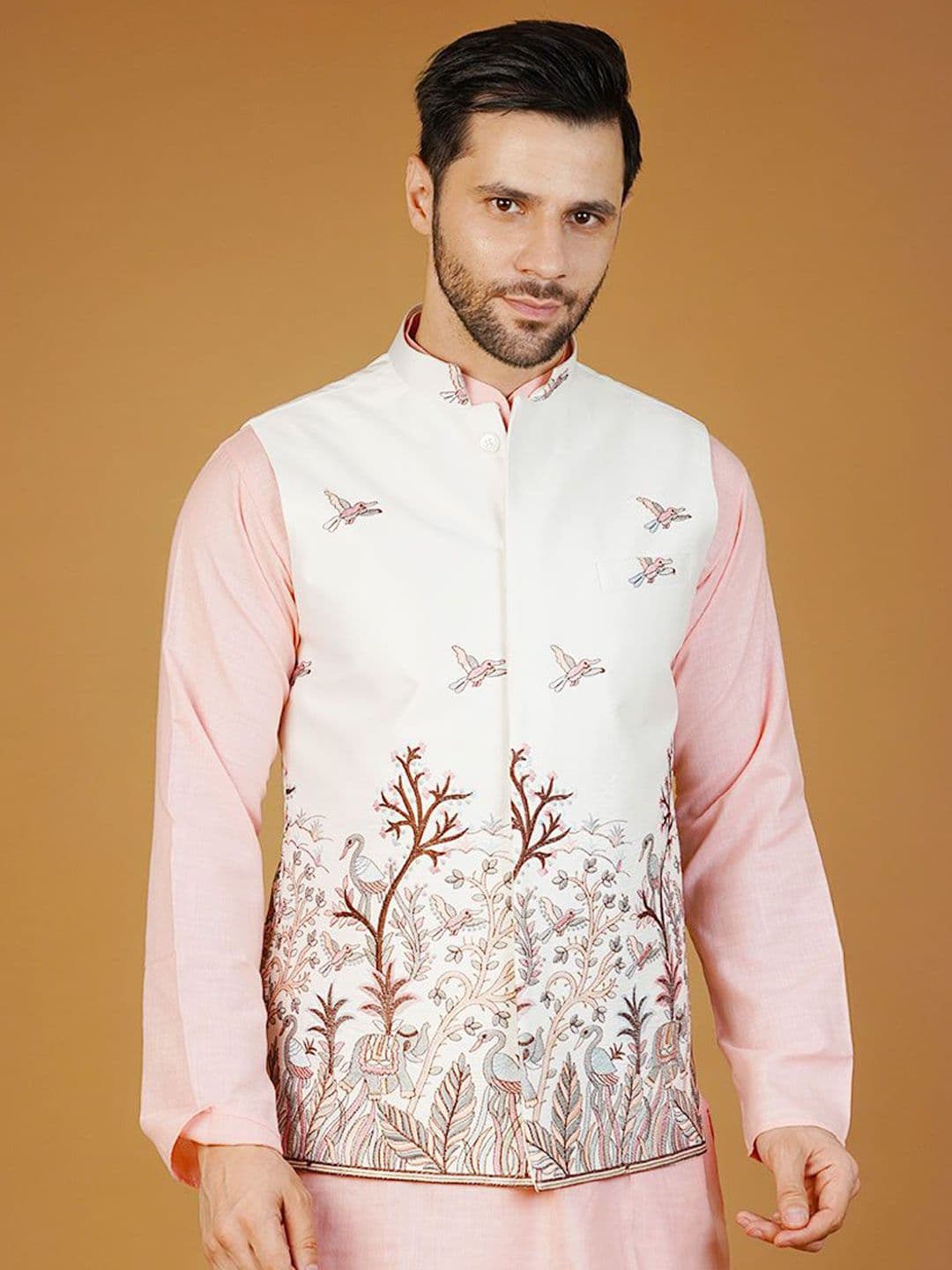 Wintage Embroidered Nehru Jacket - view 1