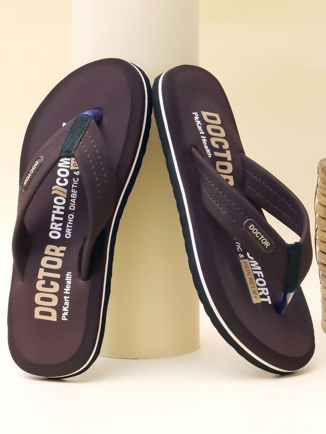 PKKART Men Printed Thongs Flip Flops - view 1