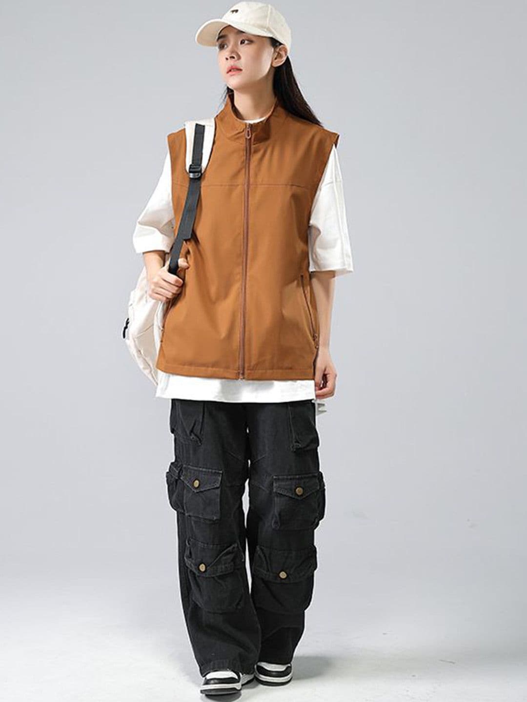 StyleCast x Revolte Unisex Stand Collar Tailored Jacket - view 1