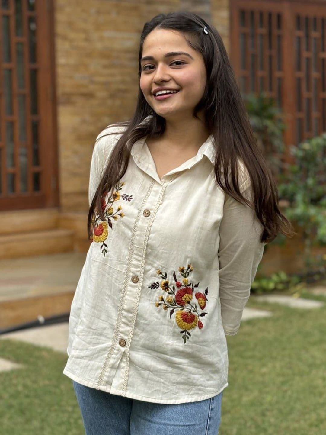 CORSICA Women Floral Shirt Style Top - view 1