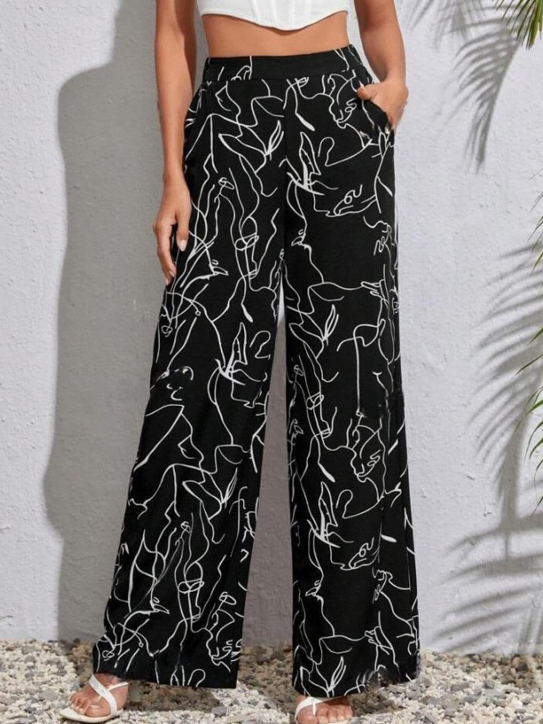 Moda Rapido Women Wide Leg Slip-On Printed Palazzos - view 1
