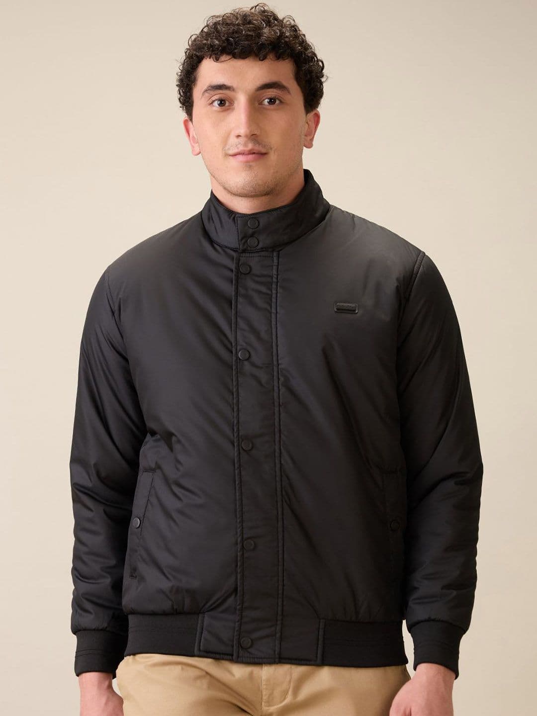 ColorPlus Men Bomber with Embroidered Jacket - view 1