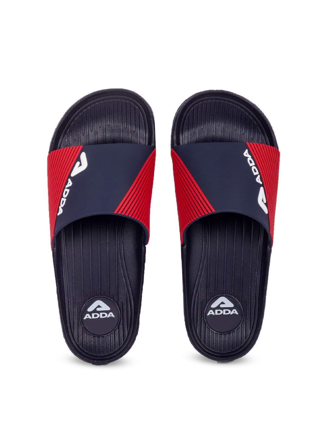 Adda Striped Cushioned Footbed Sliders - view 1