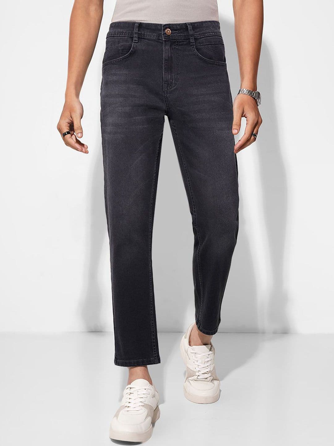 SF JEANS by Pantaloons Men Slim Fit Mid-Rise Slash Knee Light Fade Jeans - view 1