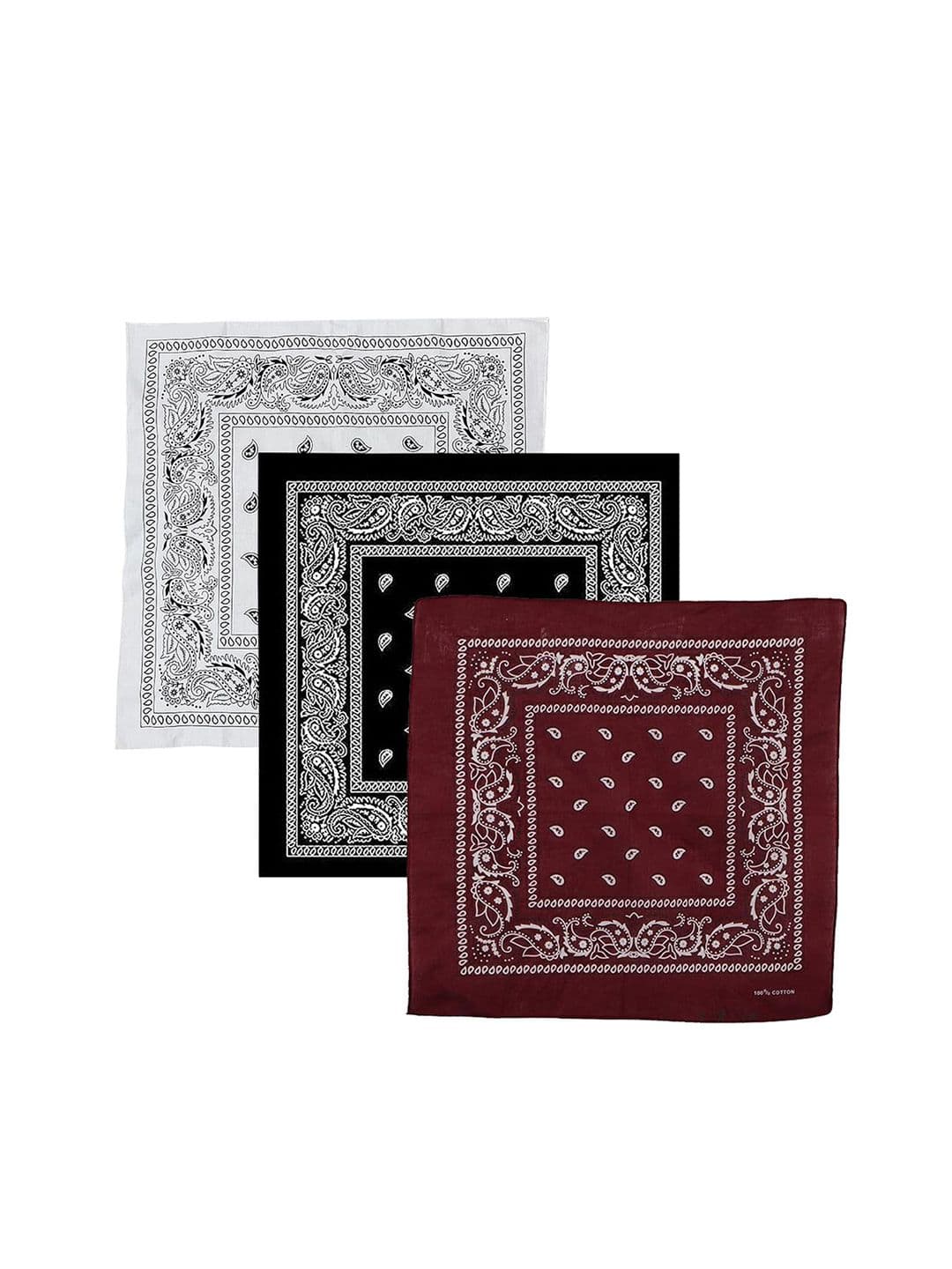 S4S Unisex Pack of 3 Bandana Pure Cotton Headband - view 1