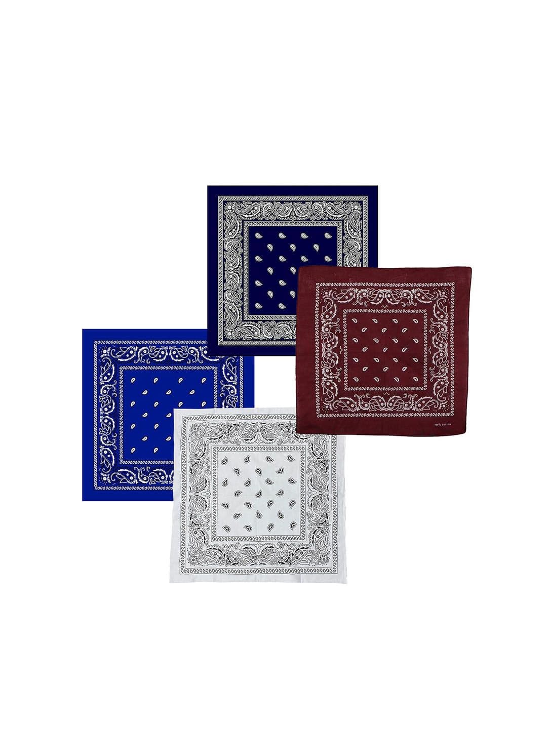 S4S Unisex Pack of 4 Pure Cotton Bandana Headband - view 1