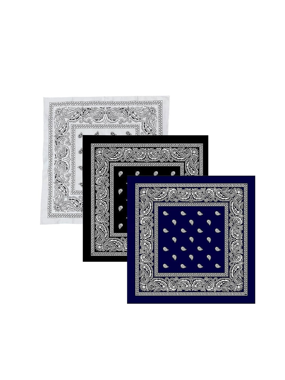 S4S Unisex Pack of 3 Printed Pure Cotton Bandana Headband - view 1