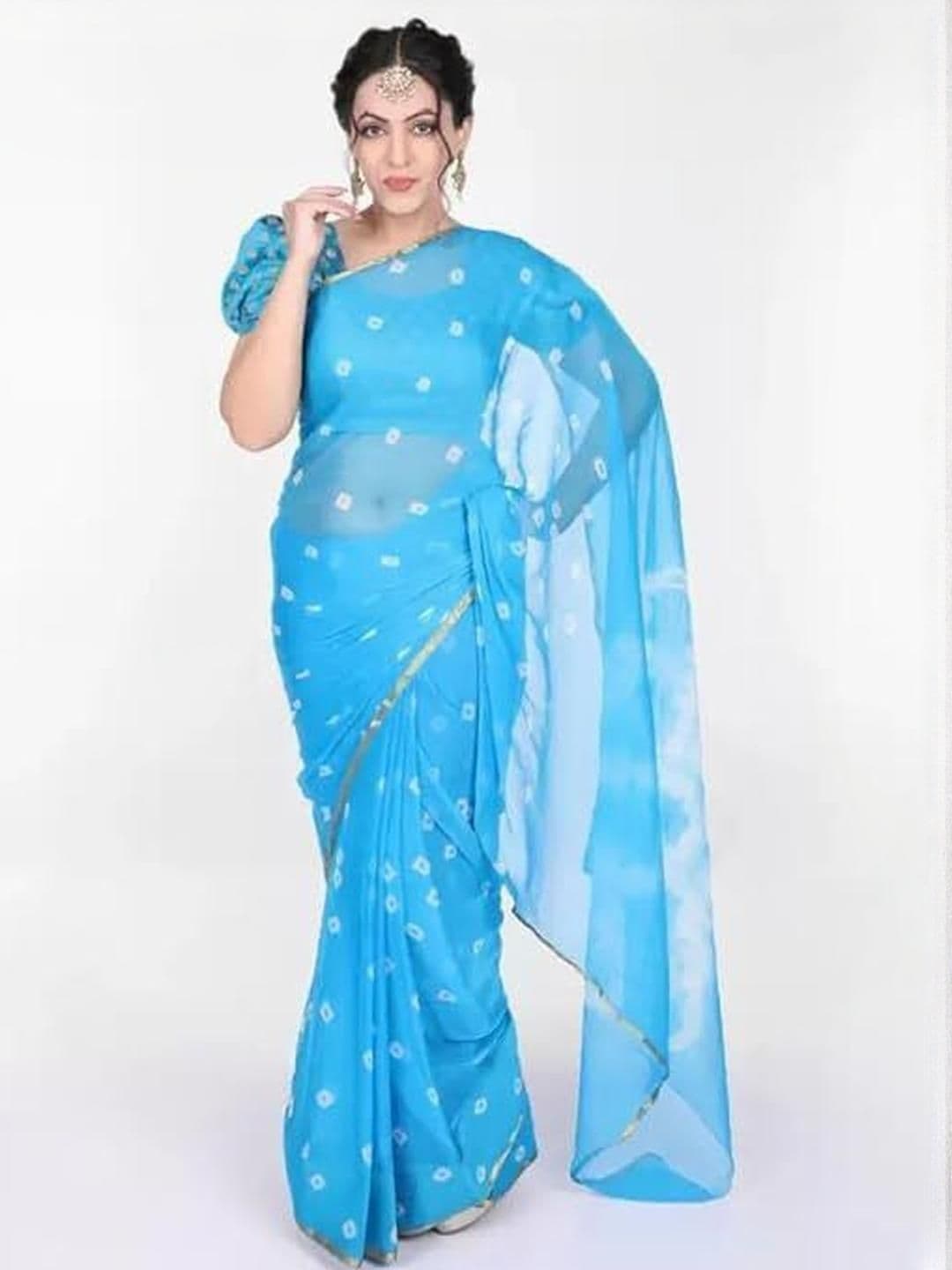 DURGA EMPORIO Bandhani Pure Chiffon Bandhani Saree - view 1
