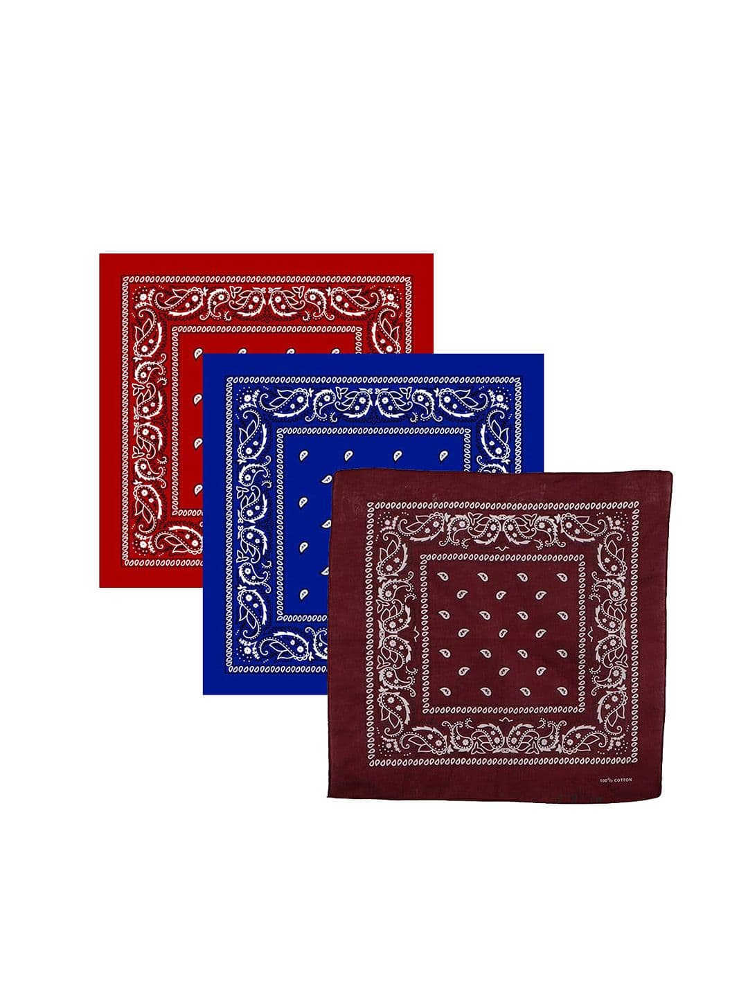 S4S Unisex Set Of 3 Pure Cotton Bandana Headband - view 1