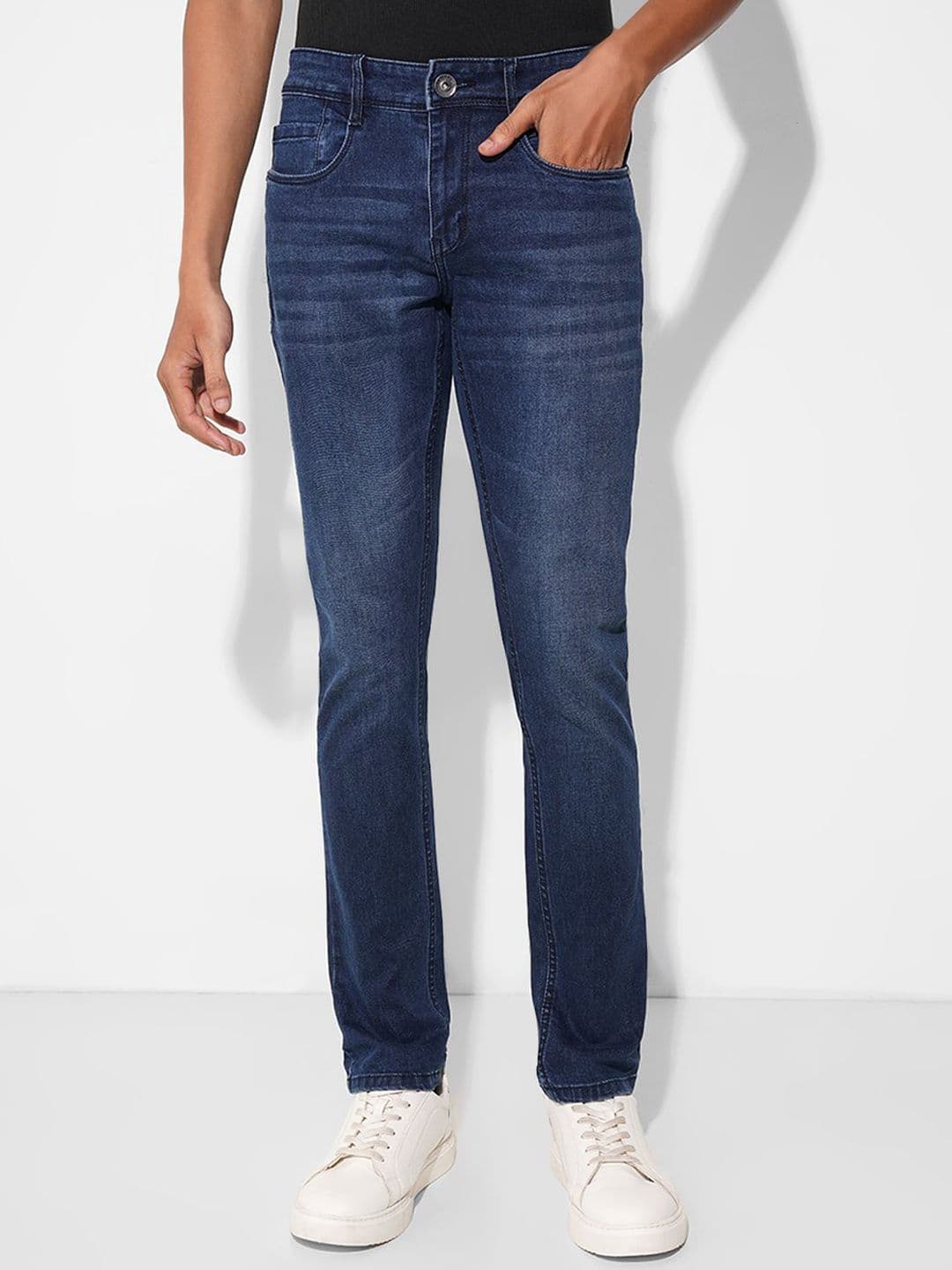 SF JEANS by Pantaloons Men Skinny Fit Mid-Rise Light Fade Jeans - view 1