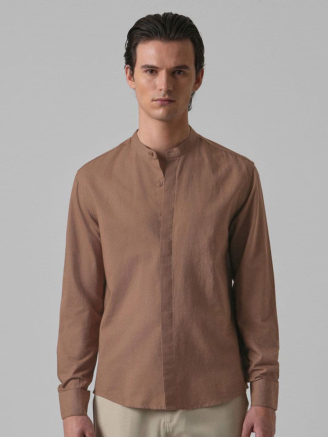 Banana Club Cotton Linen Long Sleeves Shirt - view 1