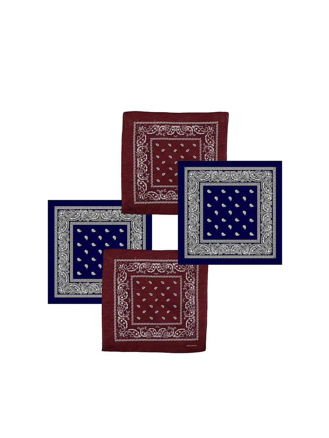 S4S Unisex Pack of 4 Pure Cotton Bandana Headband - view 1