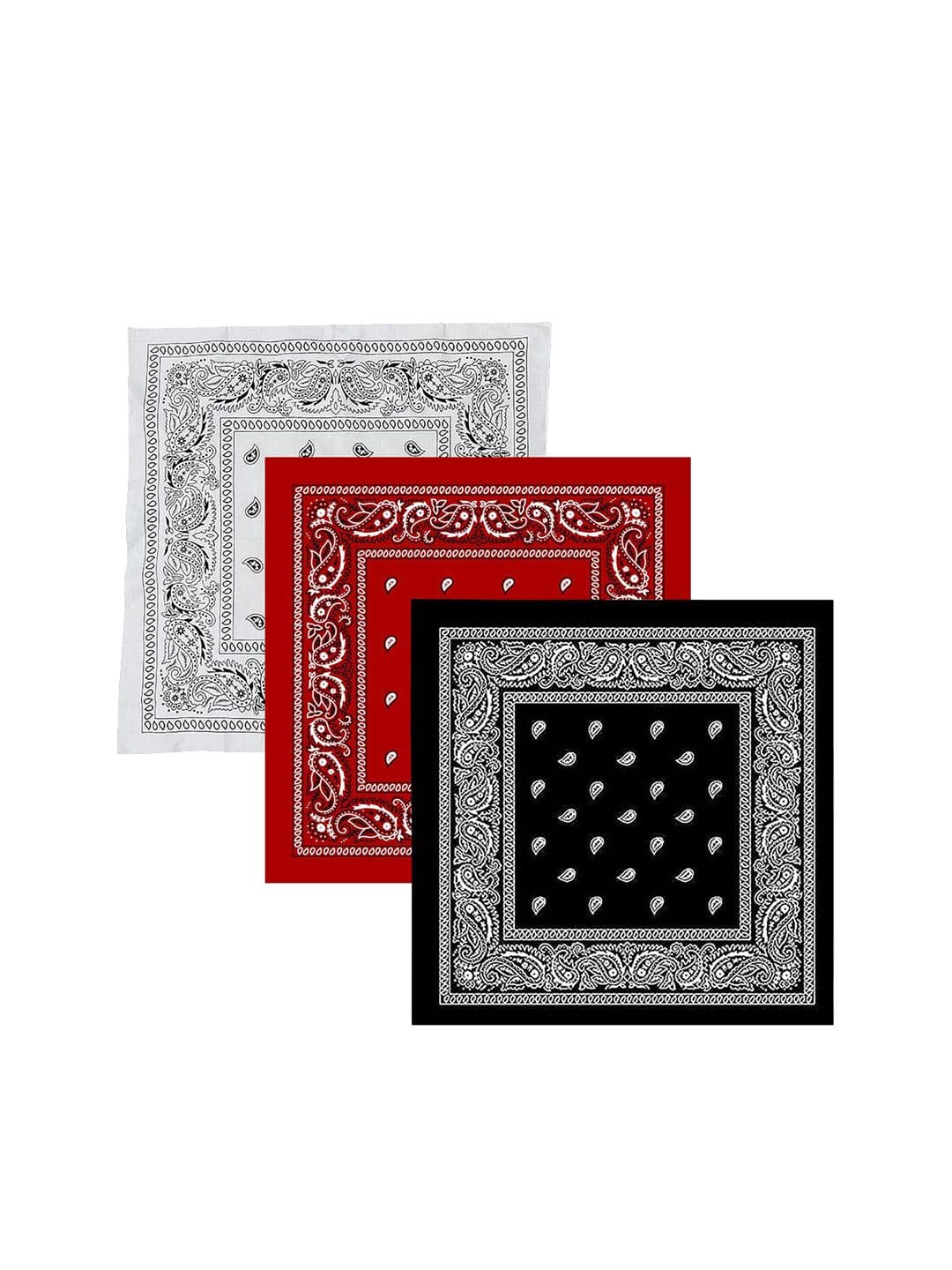 S4S Unisex Pack of 3 Pure Cotton Printed Bandana Headband - view 1