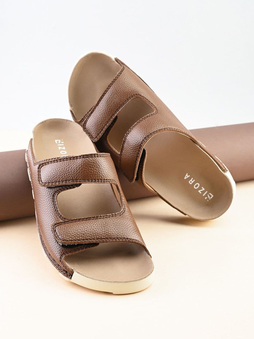 BIZORA Men Velcro Comfort Sandals - view 1