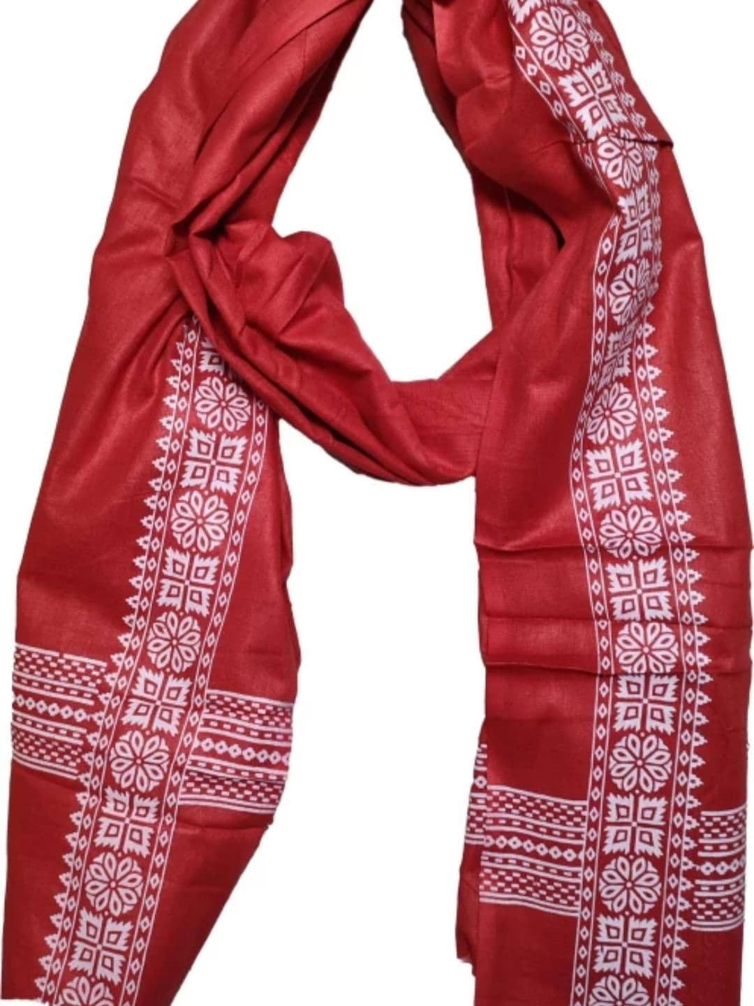 Anjani fashion Men Printed Border Pure Cotton Scarf - view 1