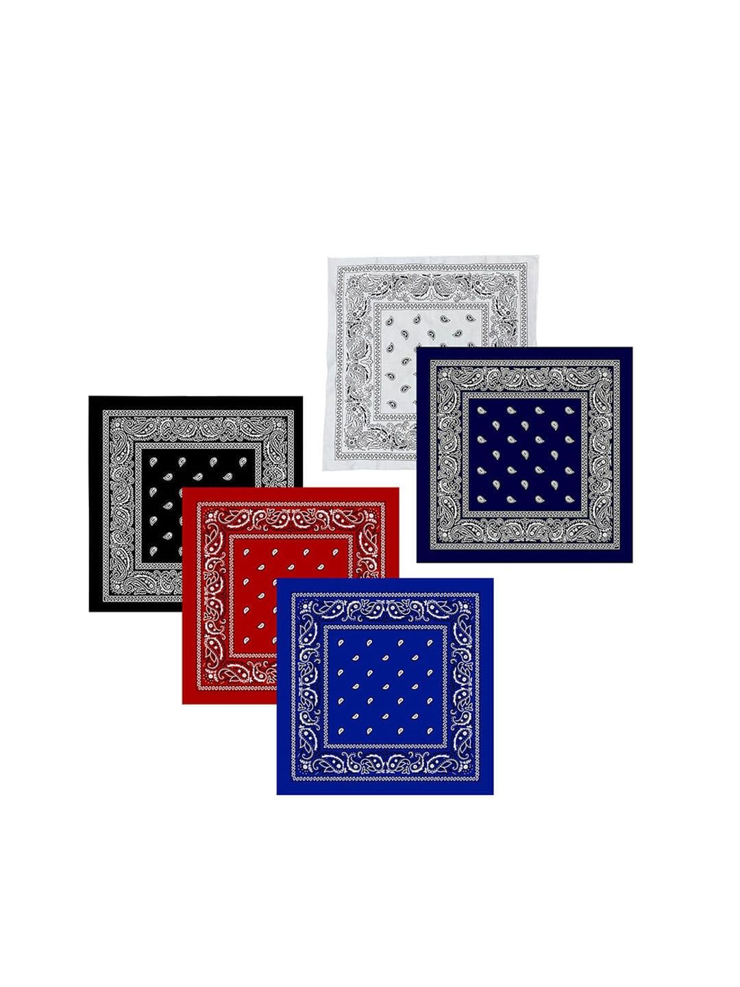S4S Unisex Set Of 5 Pure Cotton Bandana Headband - view 1