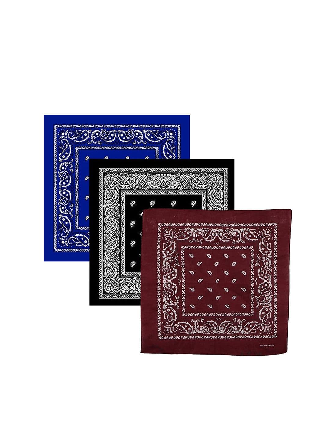 S4S Unisex Pack Of 3 Pure Cotton Bandana Headband - view 1