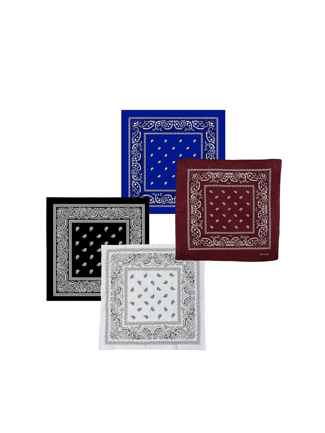 S4S Unisex Pack of 4 Pure Cotton Bandana Headband - view 1