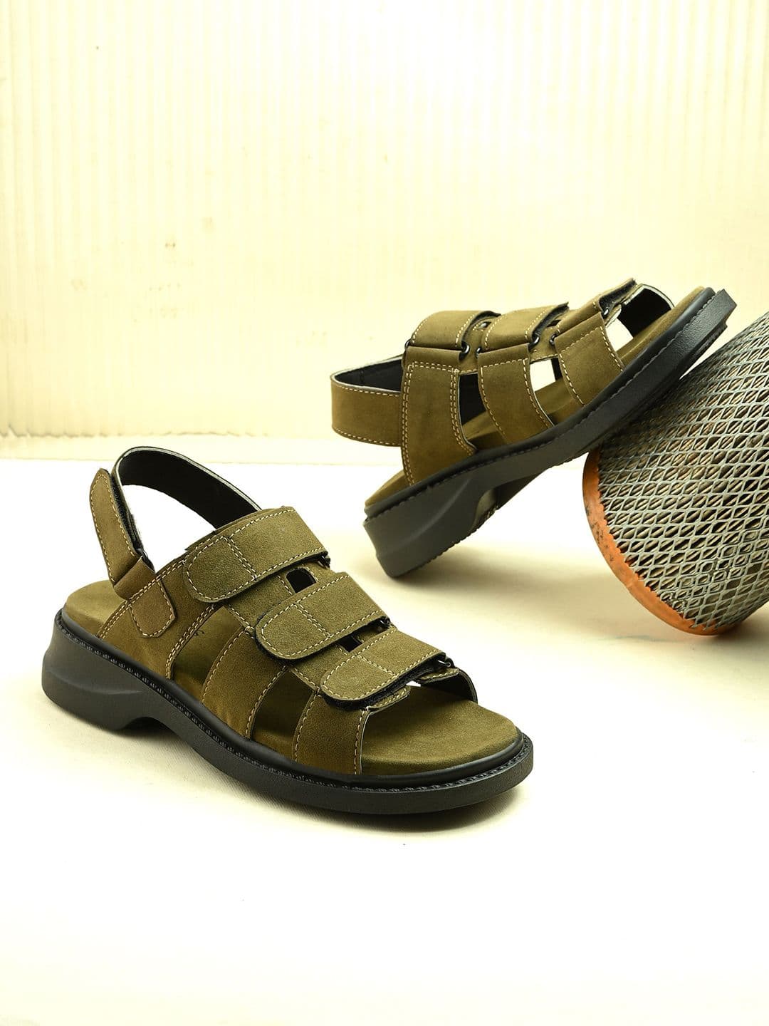 FAV SHOES Men Slip-On Synthetic Leather Comfort Sandals - view 1