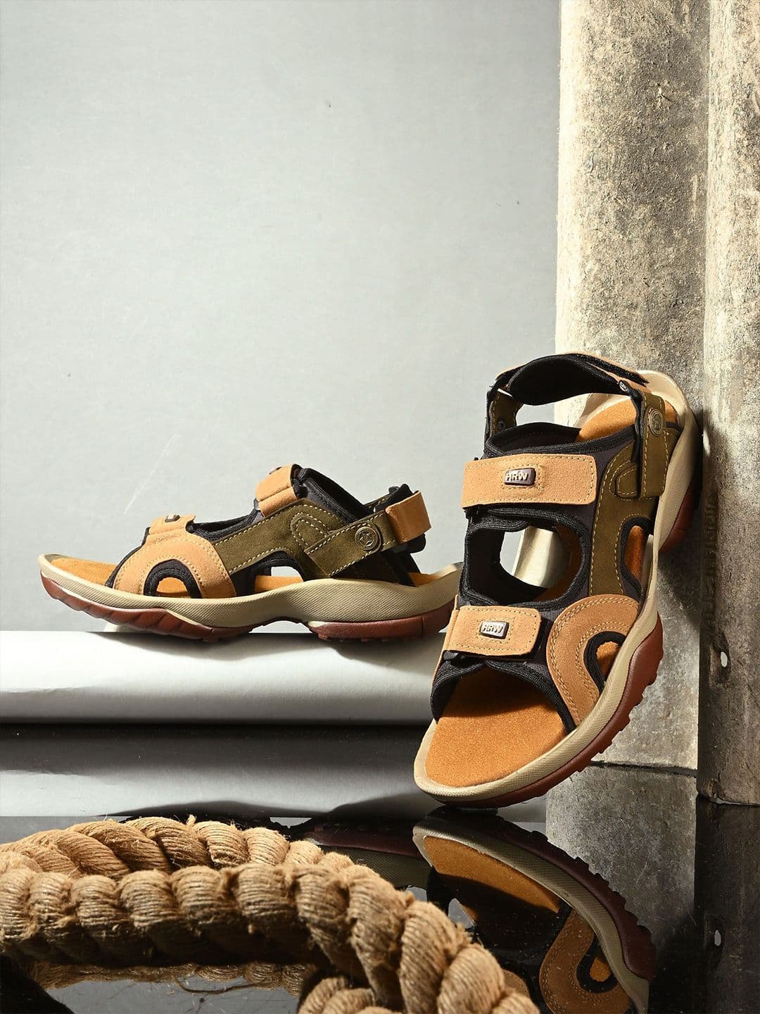 FAV SHOES Men Synthetic Leather Sports Sandals - view 1