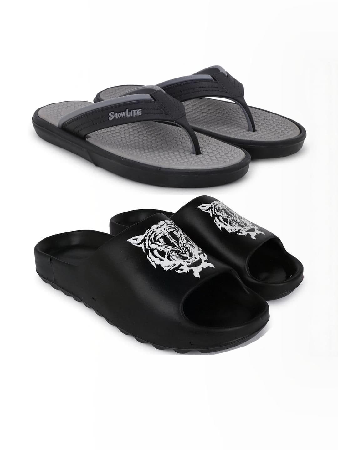 KAPYANSH Men Pack of 2 Printed EVA Sliders - view 1