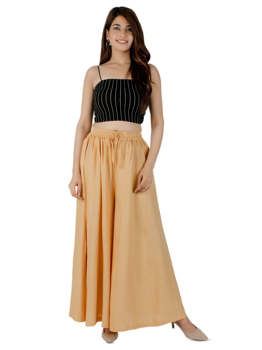 AARMAD Women Flared Skirt Type Palazzos - view 1