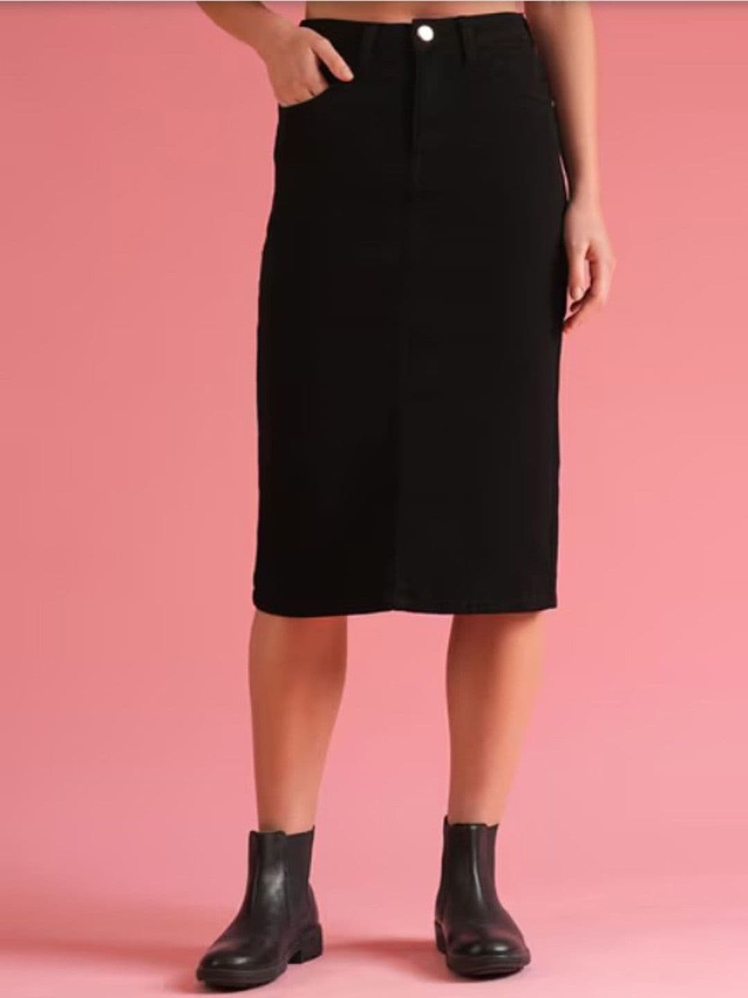 Tripursundari Fashion Women Straight Denim Skirts - view 1
