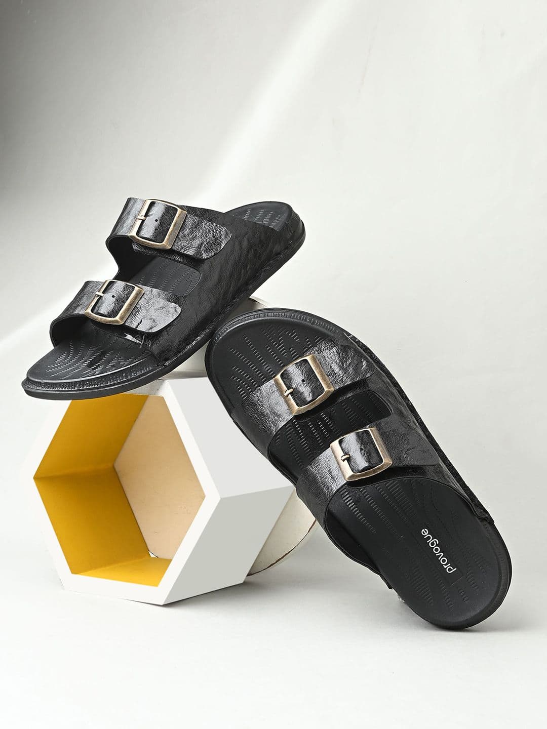 Provogue Men Buckle Detail Lightweight Comfort Sandals - view 1