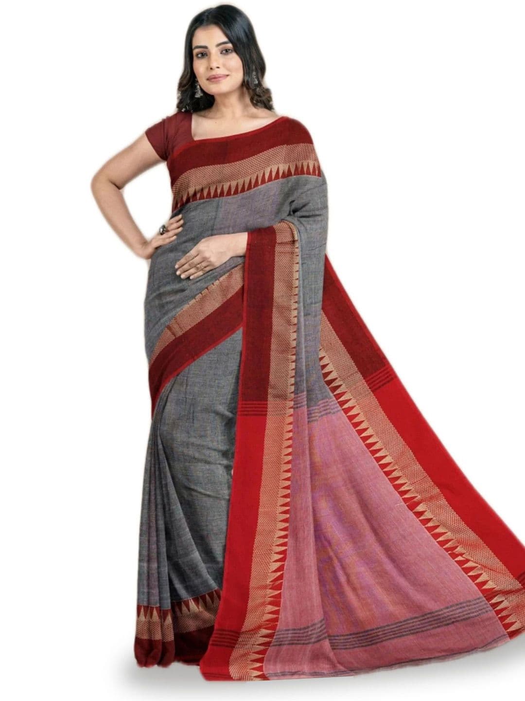 Saree star Woven Design Taant Sarees - view 1
