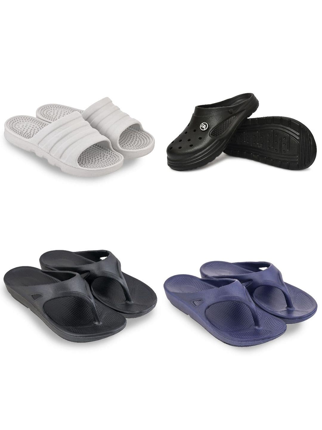 Feel alive Set Of 4 Ultra-Comfortable Lightweight Clogs - view 1
