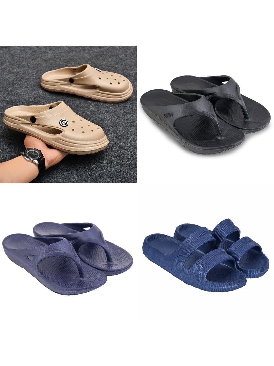 Feel alive Set Of 4 Ultra-Comfortable Lightweight Clogs - view 1