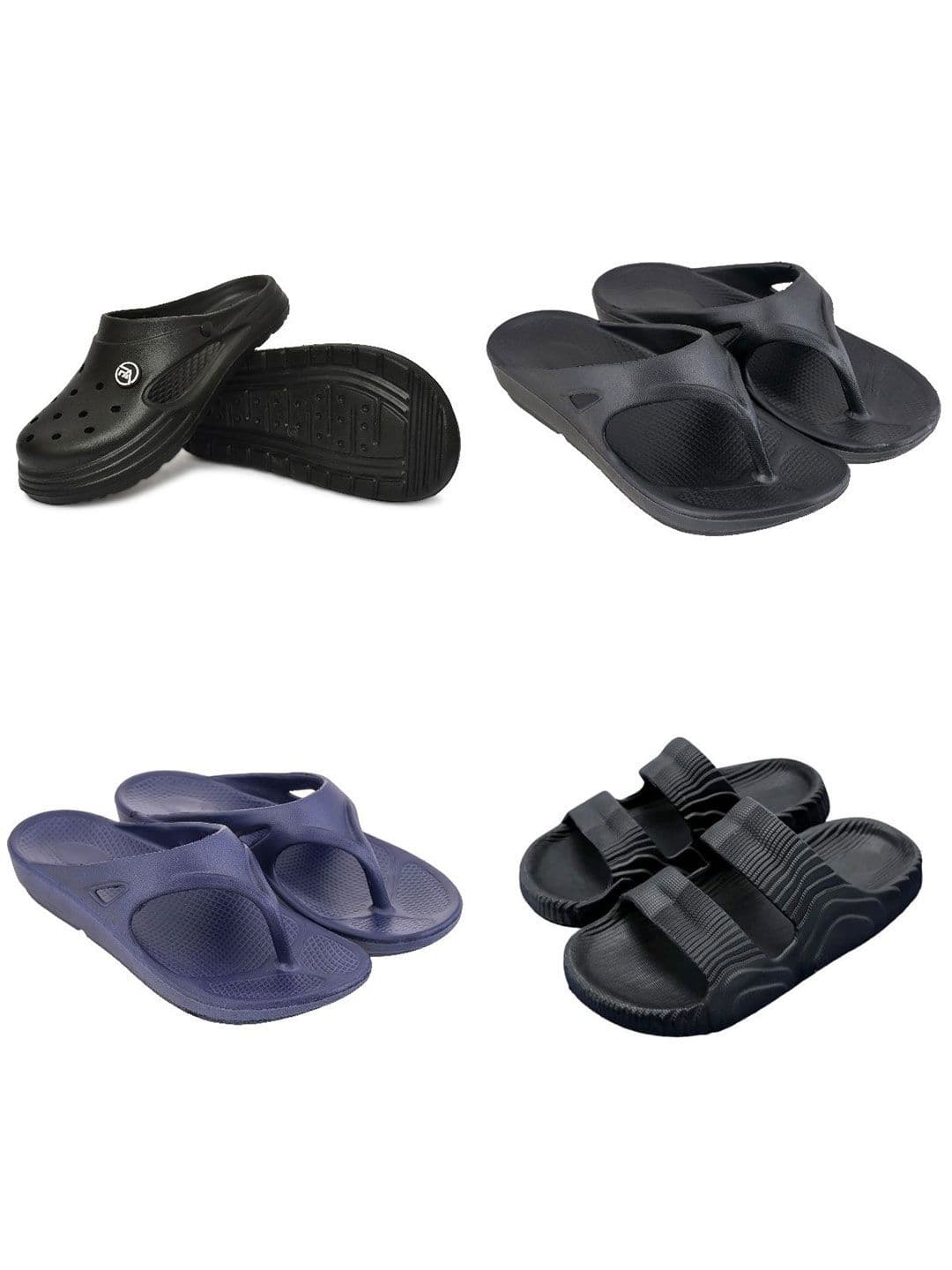 Feel alive Set Of 4 Ultra-Comfortable Lightweight Clogs - view 1