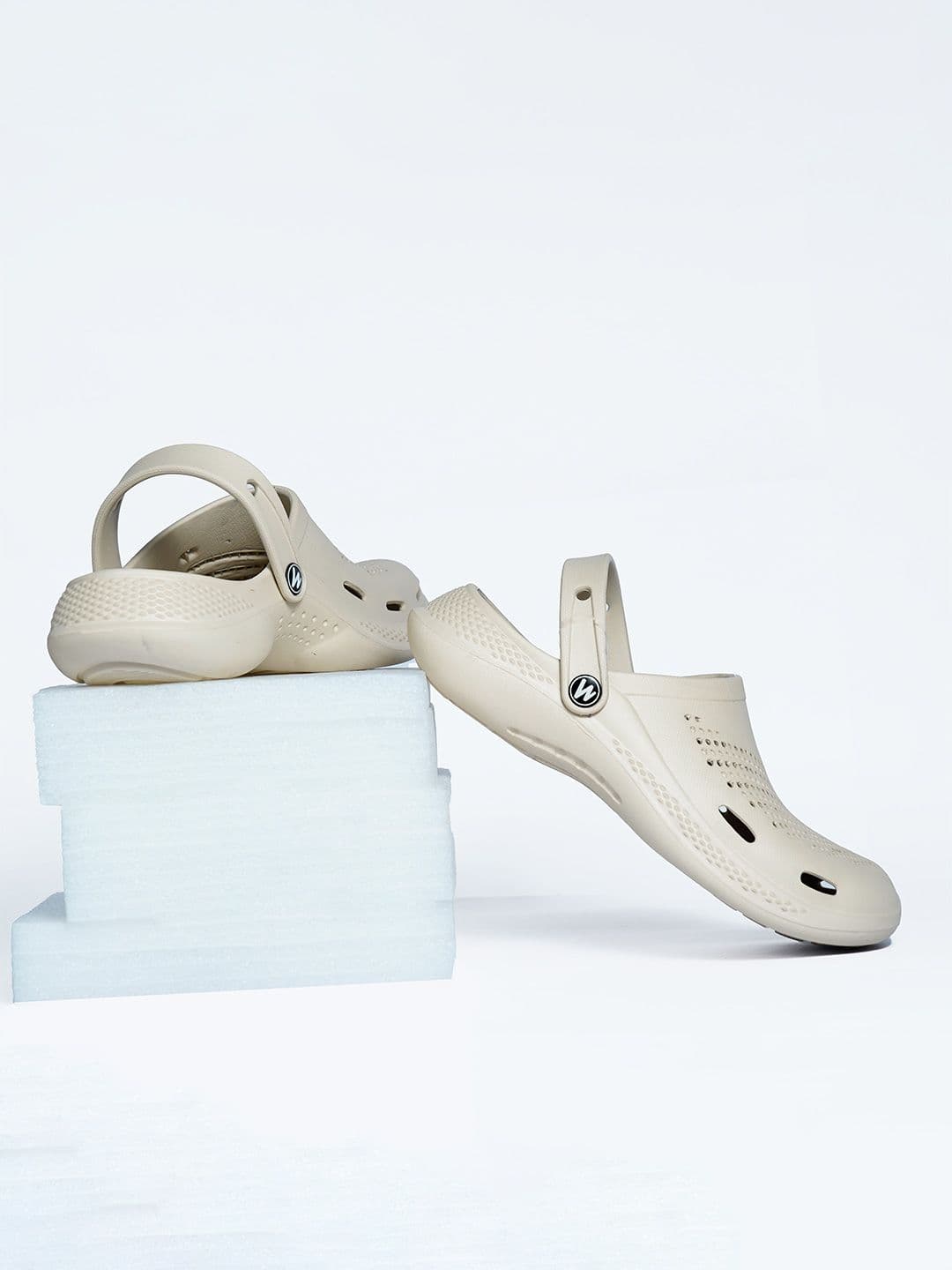 WAALK Men Self Design Clogs - view 1