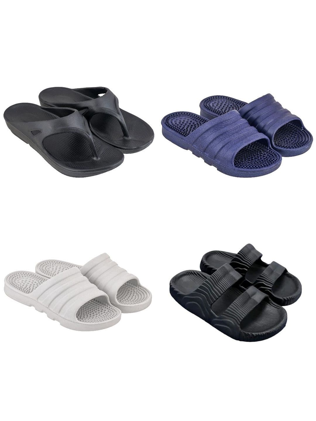 Feel alive Men Set of 4 Ultra-Comfortable Sliders - view 1