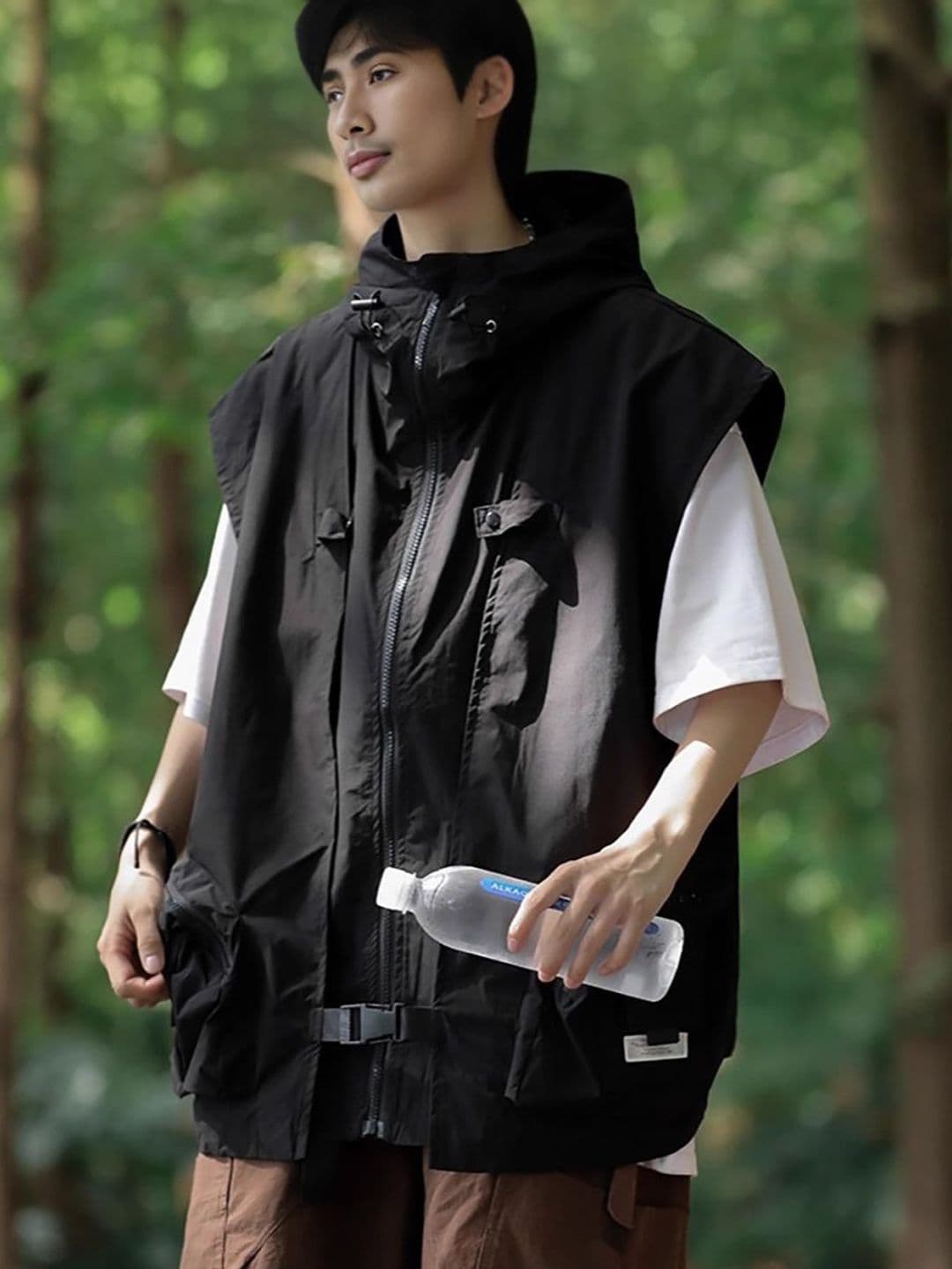 StyleCast Men Stand Collar Lightweight Parka Jacket - view 1