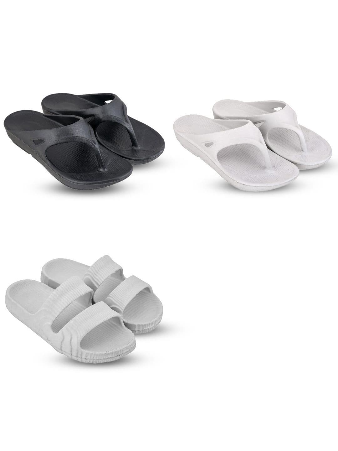 Feel alive Men Set of 4 Ultra-Comfortable Sliders - view 1