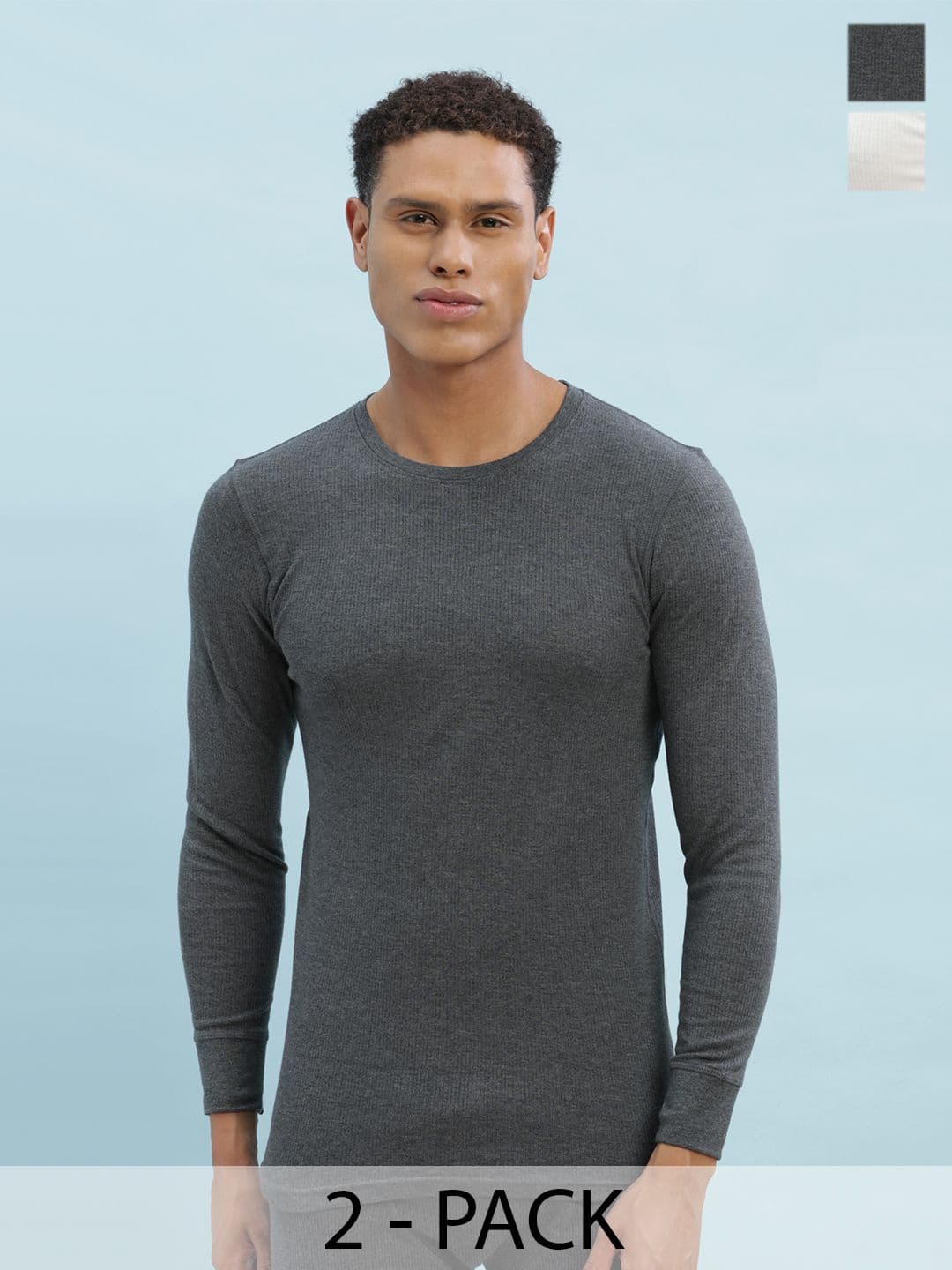 Force NXT Pack Of 2 Cotton Thermal Tops - view 1