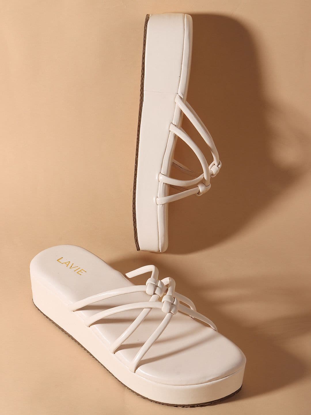 Lavie Strappy Open Toe Wedge Heels - view 1