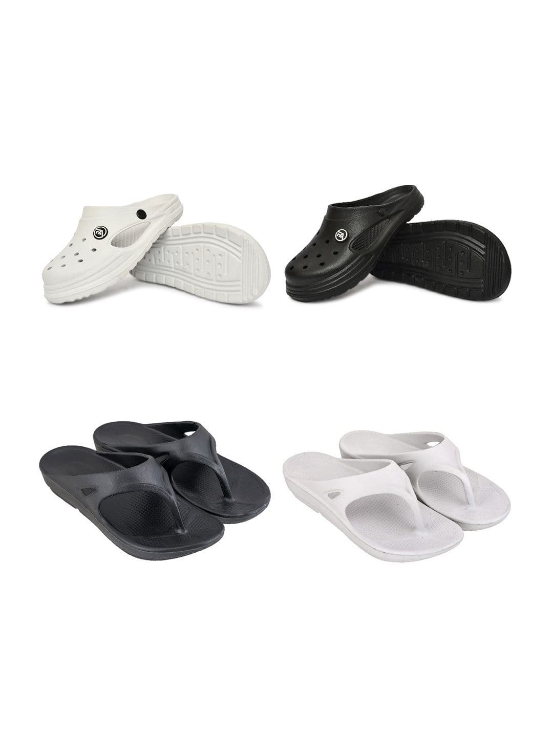 Feel alive Set Of 4 Ultra-Comfortable Lightweight Clogs - view 1