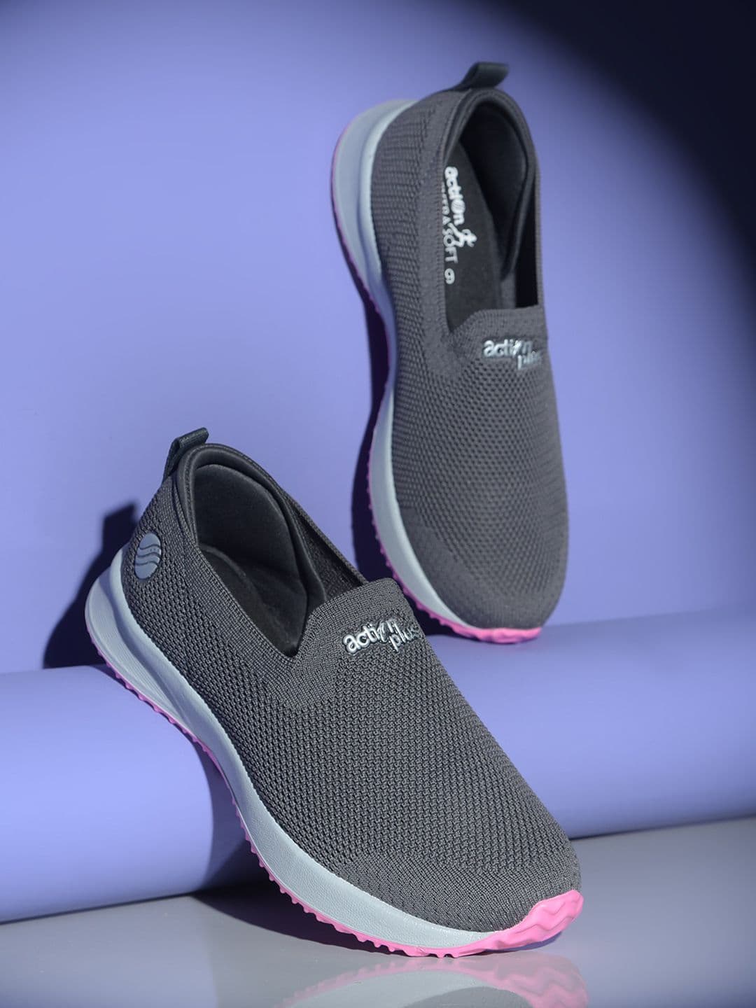 Action Plus Women Textured Slip-On Sneakers - view 1