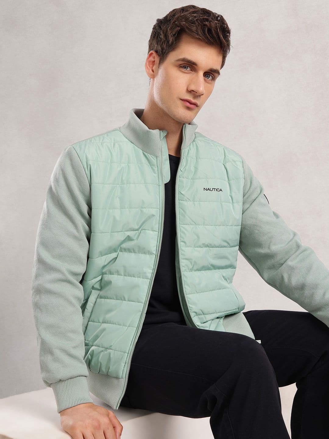 Nautica Mock Collar Padded Jacket - view 1