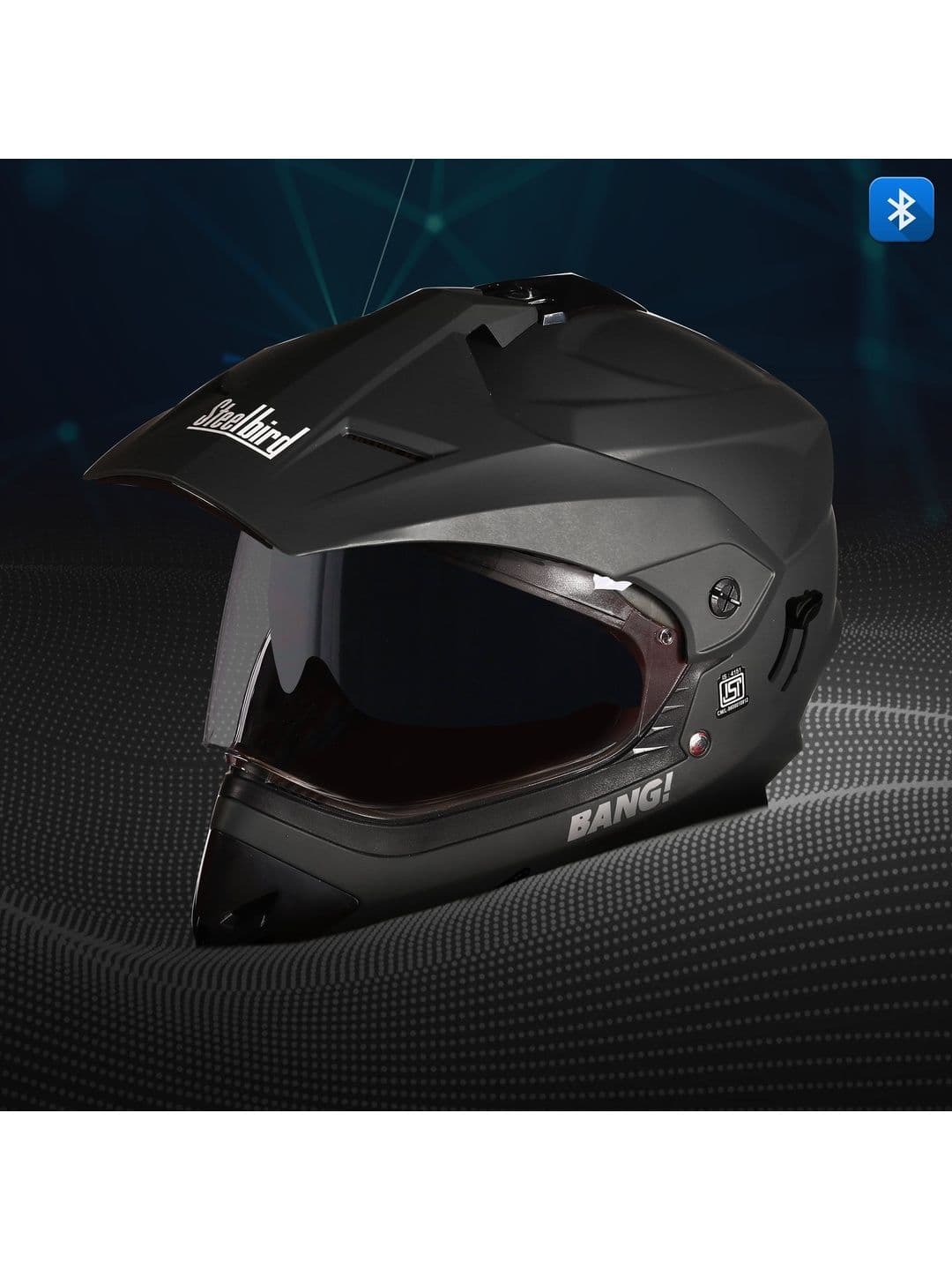 Steelbird SBH-13 Bluetooth Double Visor Full Face Helmet - view 1