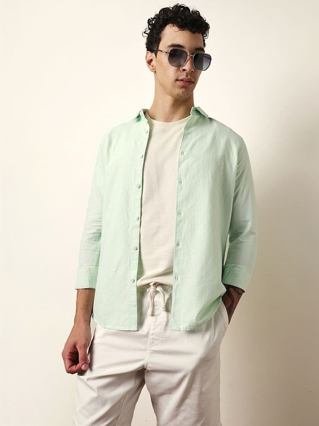 THE BEAR HOUSE Men Slim Fit Striped Casual Shirt - view 1